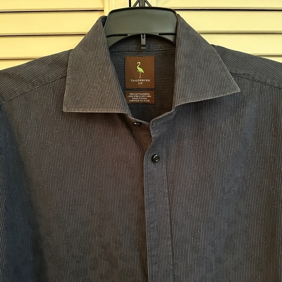 TAILORBYRD, MENS, LONG SLEEVE, BUTTON DOWN SHIRT. SIZE L - Picture 5 of 8